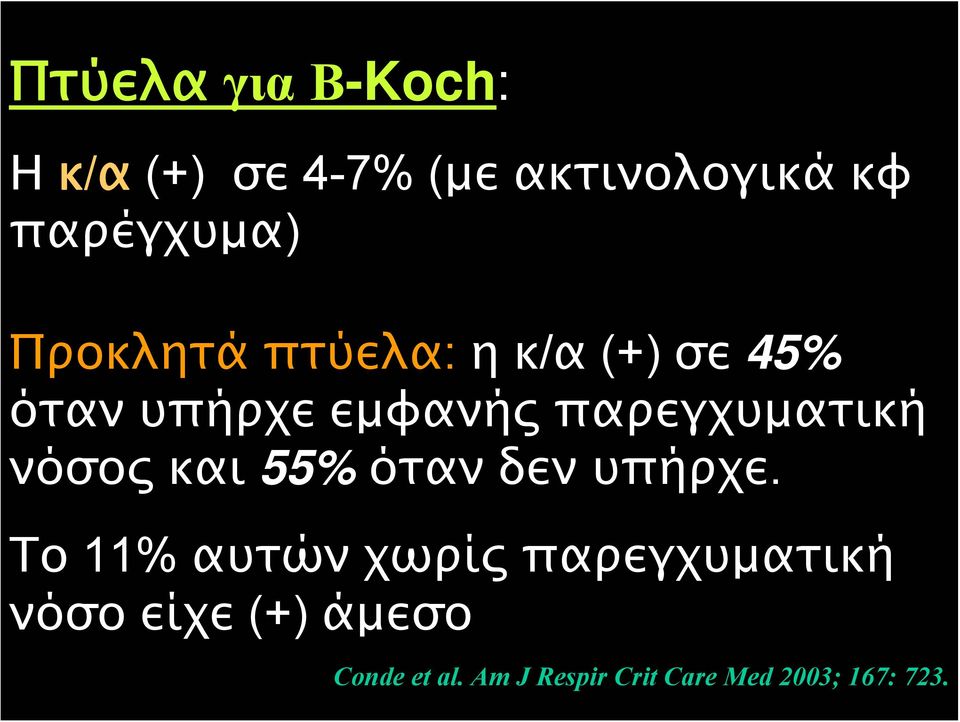 νόσος και 55% όταν δεν υπήρχε.