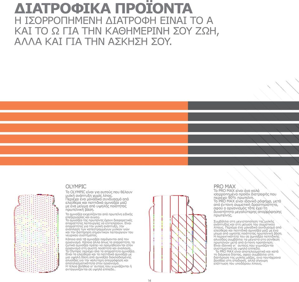 Τα αμινοξέα της πρωτεΐνης έχουν διαφορετικές απαραίτητες λειτουργίες να επιτελέσουν.