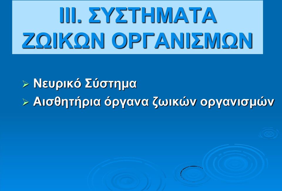 Νευρικό Σύστημα