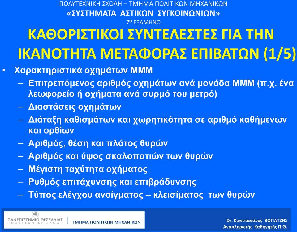 μάτων ανά μονάδα ΜΜΜ (π.χ.