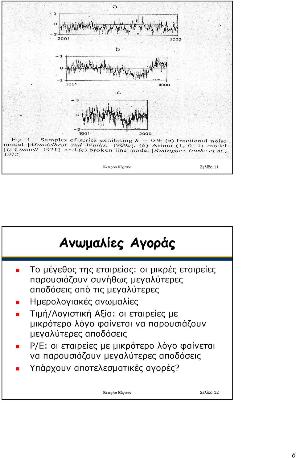 εταιρείες με μικρότερο λόγο φαίνεται να παρουσιάζουν μεγαλύτερες αποδόσεις P/E: οι εταιρείες με