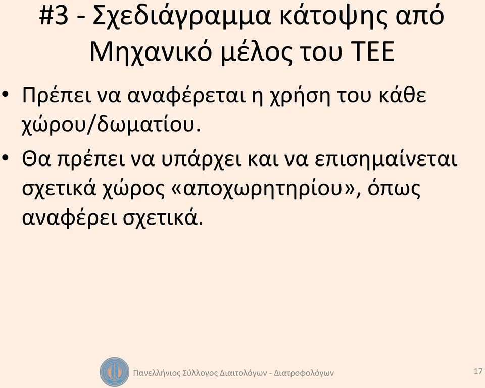 χώρου/δωματίου.