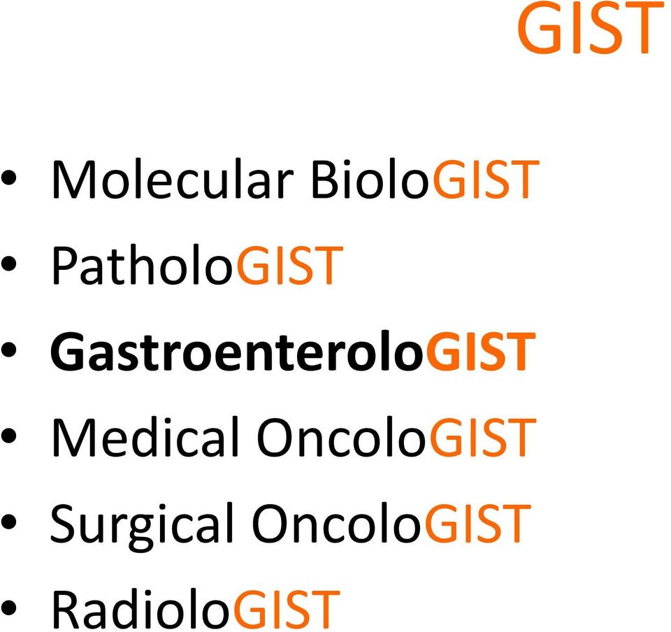 GastroenteroloGIST Medical