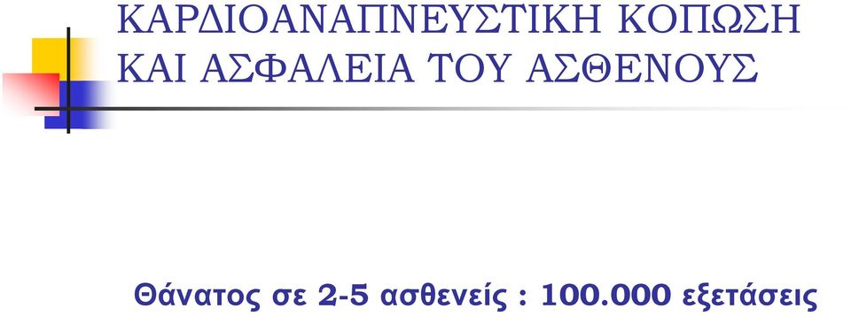 ΑΣΘΕΝΟΥΣ Θάνατος σε 2-5