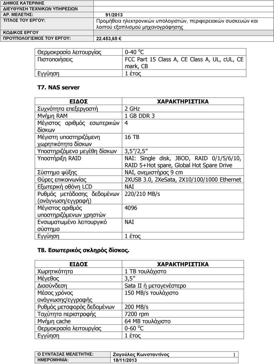 ΝΑΙ: Single disk, JBOD, RAID 0//5/6/0, RAID 5+Hot spare, Global Hot Spare Drive Σύστημα ψύξης ΝΑΙ, ανεμιστήρας 9 cm Θύρες επικοινωνίας 2XUSB 3.