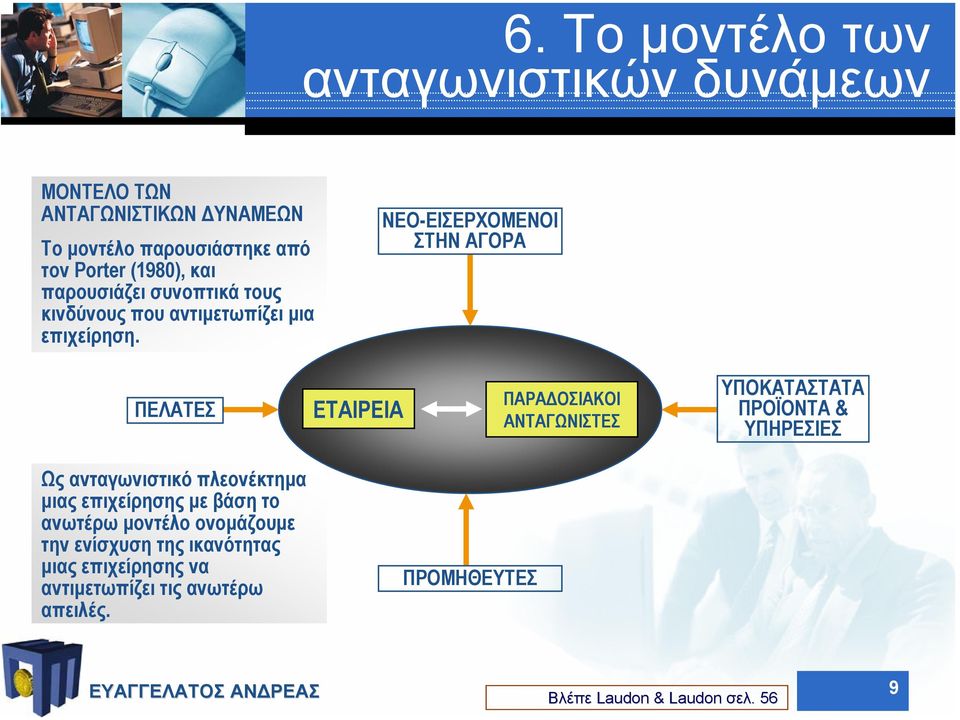 ΝΕΟ-ΕΙΣΕΡΧΟΜΕΝΟΙ ΣΤΗΝ ΑΓΟΡΑ ΠΕΛΑΤΕΣ ΕΤΑΙΡΕΙΑ ΠΑΡΑ ΟΣΙΑΚΟΙ ΑΝΤΑΓΩΝΙΣΤΕΣ ΥΠΟΚΑΤΑΣΤΑΤΑ ΠΡΟΪΟΝΤΑ & ΥΠΗΡΕΣΙΕΣ Ως ανταγωνιστικό