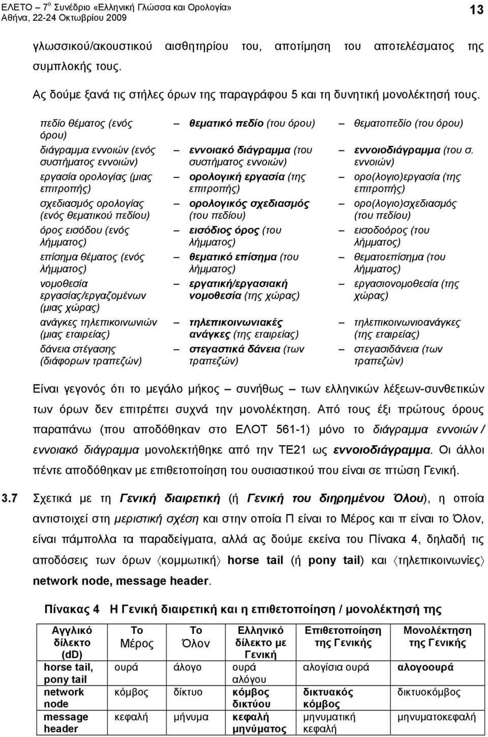 (ενός λήμματος) νομοθεσία εργασίας/εργαζομένων (μιας χώρας) ανάγκες τηλεπικοινωνιών (μιας εταιρείας) δάνεια στέγασης (διάφορων τραπεζών) θεματικό πεδίο (του όρου) θεματοπεδίο (του όρου) εννοιακό