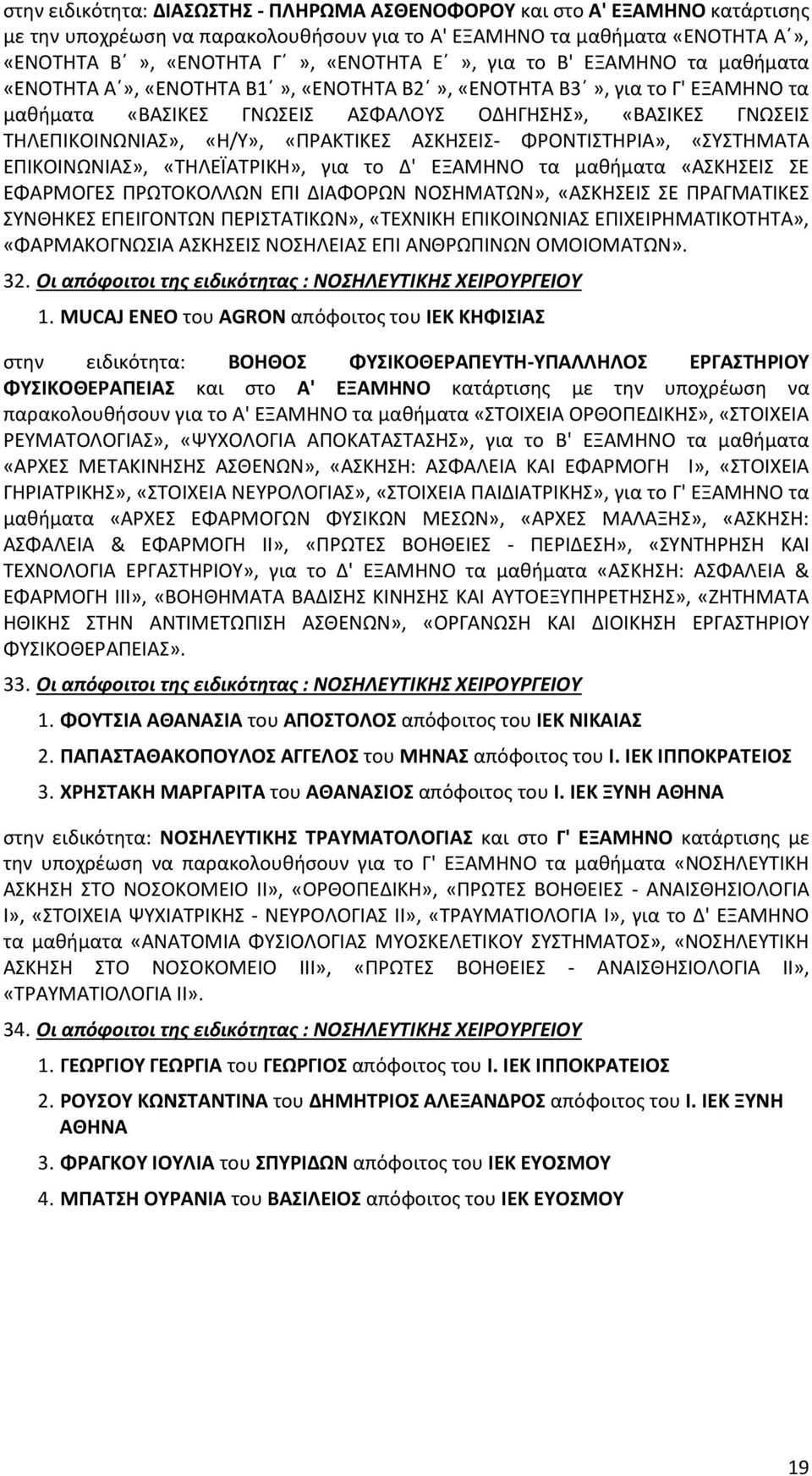 «ΥΦΑΞΨΛΞΕΧ ΑΧΞΘΧΕΛΧ- ΦΦΣΡΨΛΧΨΘΦΛΑ», «ΧΩΧΨΘΠΑΨΑ ΕΥΛΞΣΛΡΩΡΛΑΧ», «ΨΘΟΕΝΑΨΦΛΞΘ», για το Δ' ΕΑΠΘΡΣ τα μαθήματα «ΑΧΞΘΧΕΛΧ ΧΕ ΕΦΑΦΠΣΓΕΧ ΥΦΩΨΣΞΣΟΟΩΡ ΕΥΛ ΔΛΑΦΣΦΩΡ ΡΣΧΘΠΑΨΩΡ», «ΑΧΞΘΧΕΛΧ ΧΕ ΥΦΑΓΠΑΨΛΞΕΧ ΧΩΡΚΘΞΕΧ