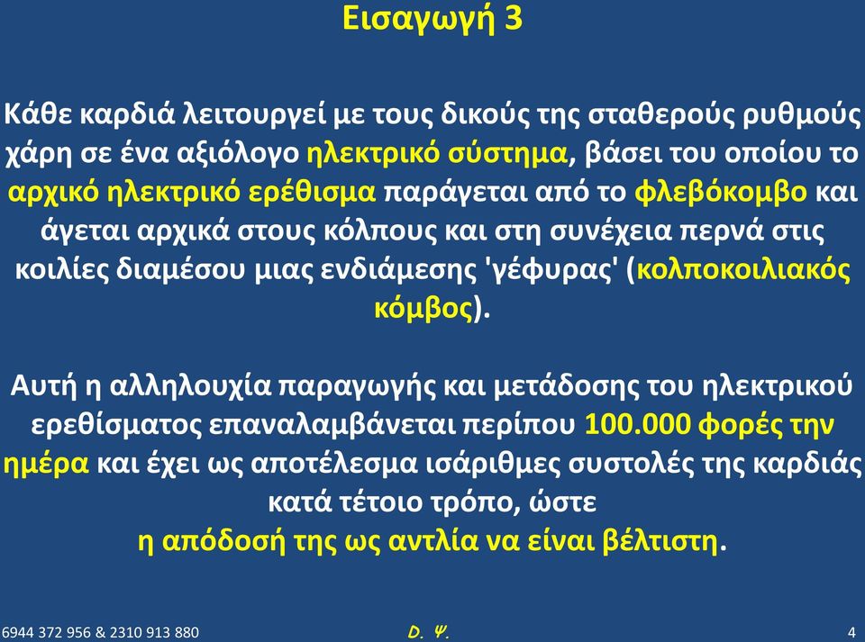 ενδιάμεσης 'γέφυρας' (κολποκοιλιακός κόμβος).