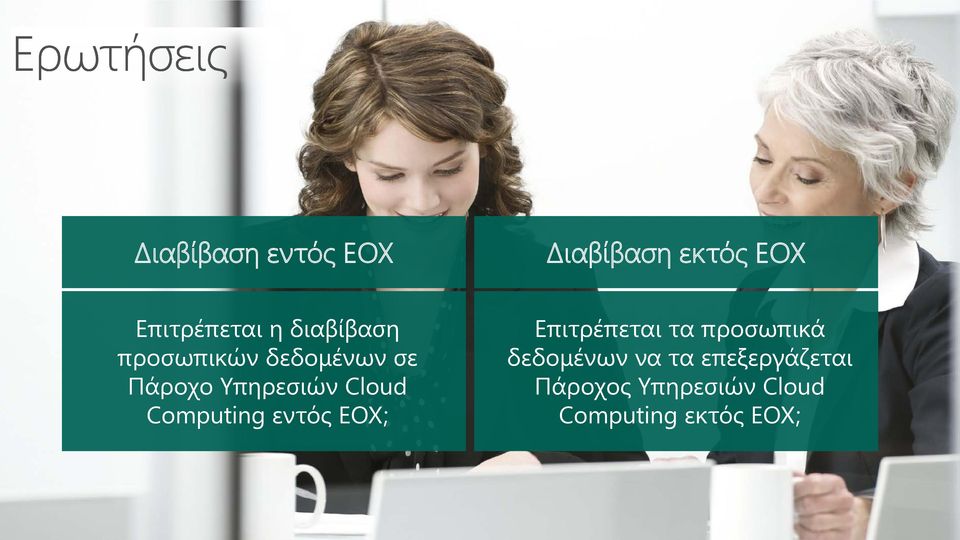 Computing εντός ΕΟΧ; Επιτρέπεται τα προσωπικά δεδομένων