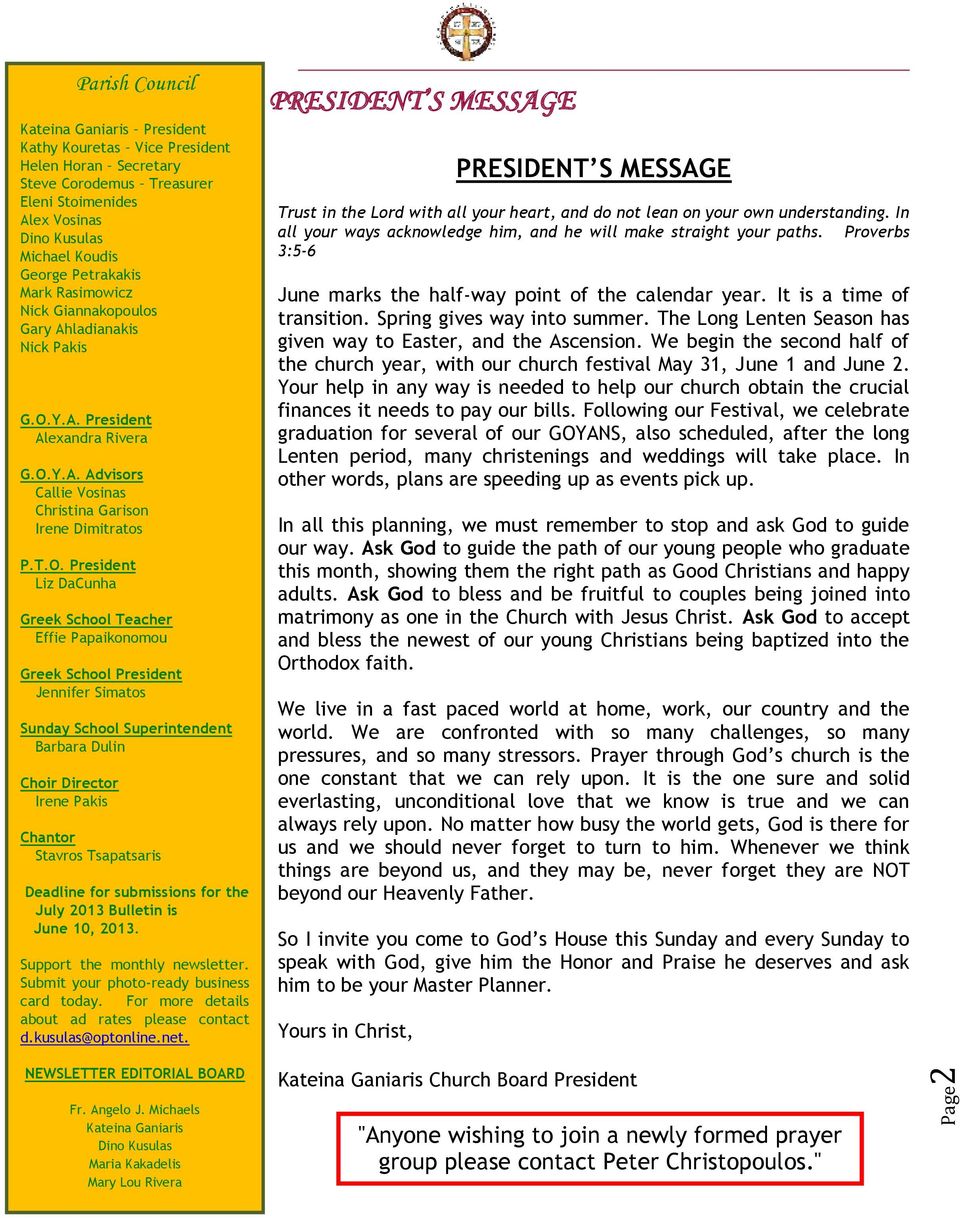 Y.A. President Alexandra Rivera G.O.