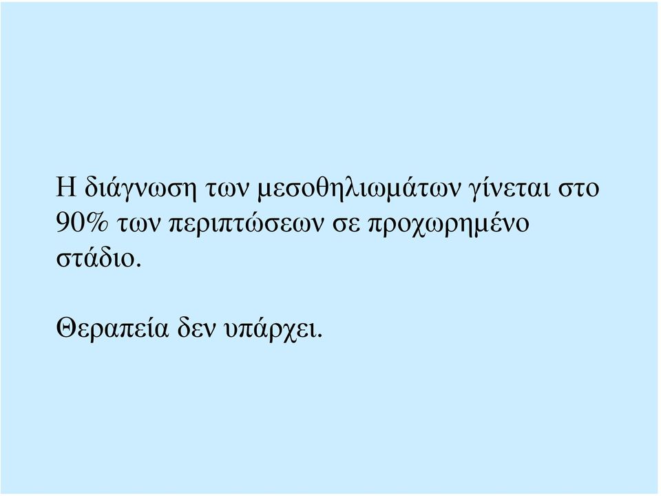 90% των περιπτώσεων σε