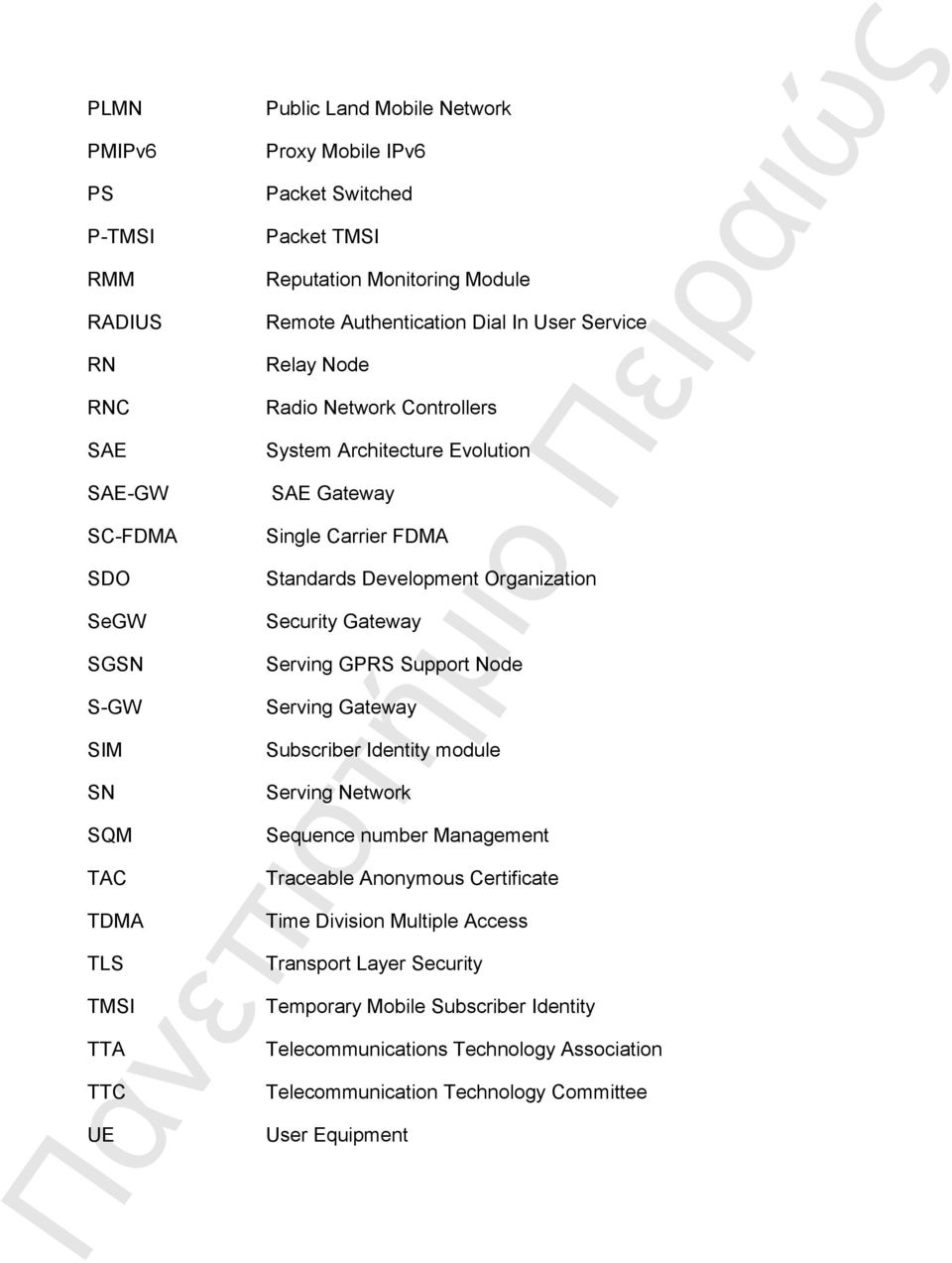 Development Organization Security Gateway Serving GPRS Support Node Serving Gateway Subscriber Identity module Serving Network Sequence number Management Traceable Anonymous Certificate
