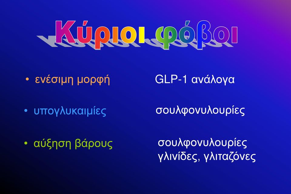 βάρους GLP-1 ανάλογα