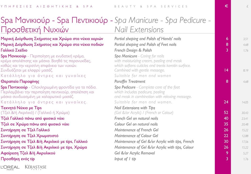 68 Γαλλικό Σχέδιο French Design & Polish 3 1.76 Spa Μανικιούρ - Περιποίηση με ενυδατική κρέμα, Spa Manicure - Caring for nails κρέμα απολέπισης και μάσκα.