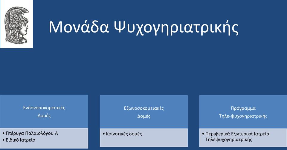Τηλε-ψυχογηριατρικής Πτέρυγα Παλαιολόγου Α Ειδικό