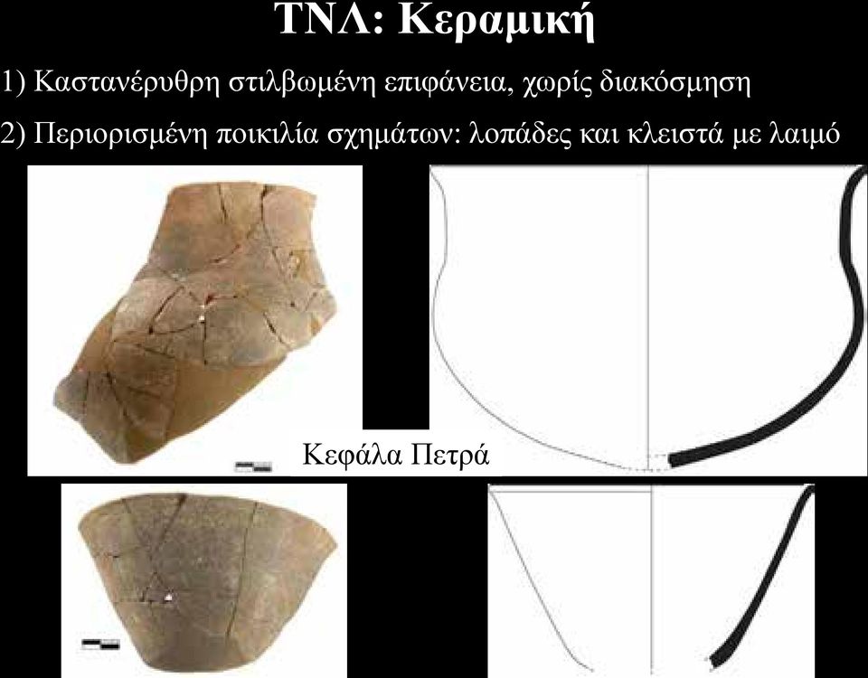 διακόσμηση 2) Περιορισμένη ποικιλία