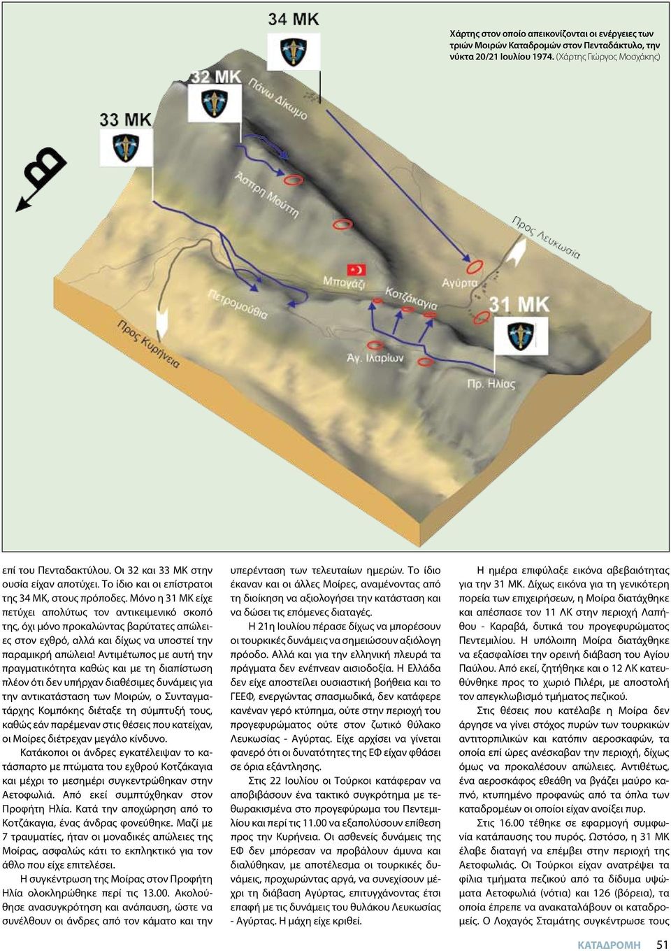 Μόνο η 31 ΜΚ είχε πετύχει απολύτως τον αντικειμενικό σκοπό της, όχι μόνο προκαλώντας βαρύτατες απώλειες στον εχθρό, αλλά και δίχως να υποστεί την παραμικρή απώλεια!