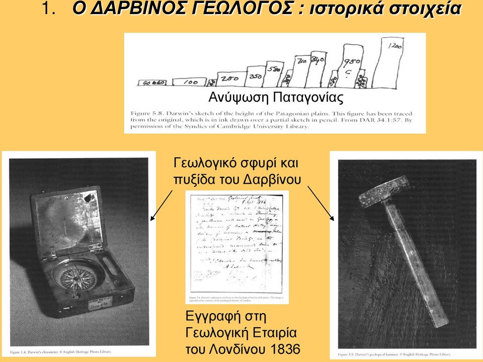 σφυρί και πυξίδα του Δαρβίνου Εγγραφή