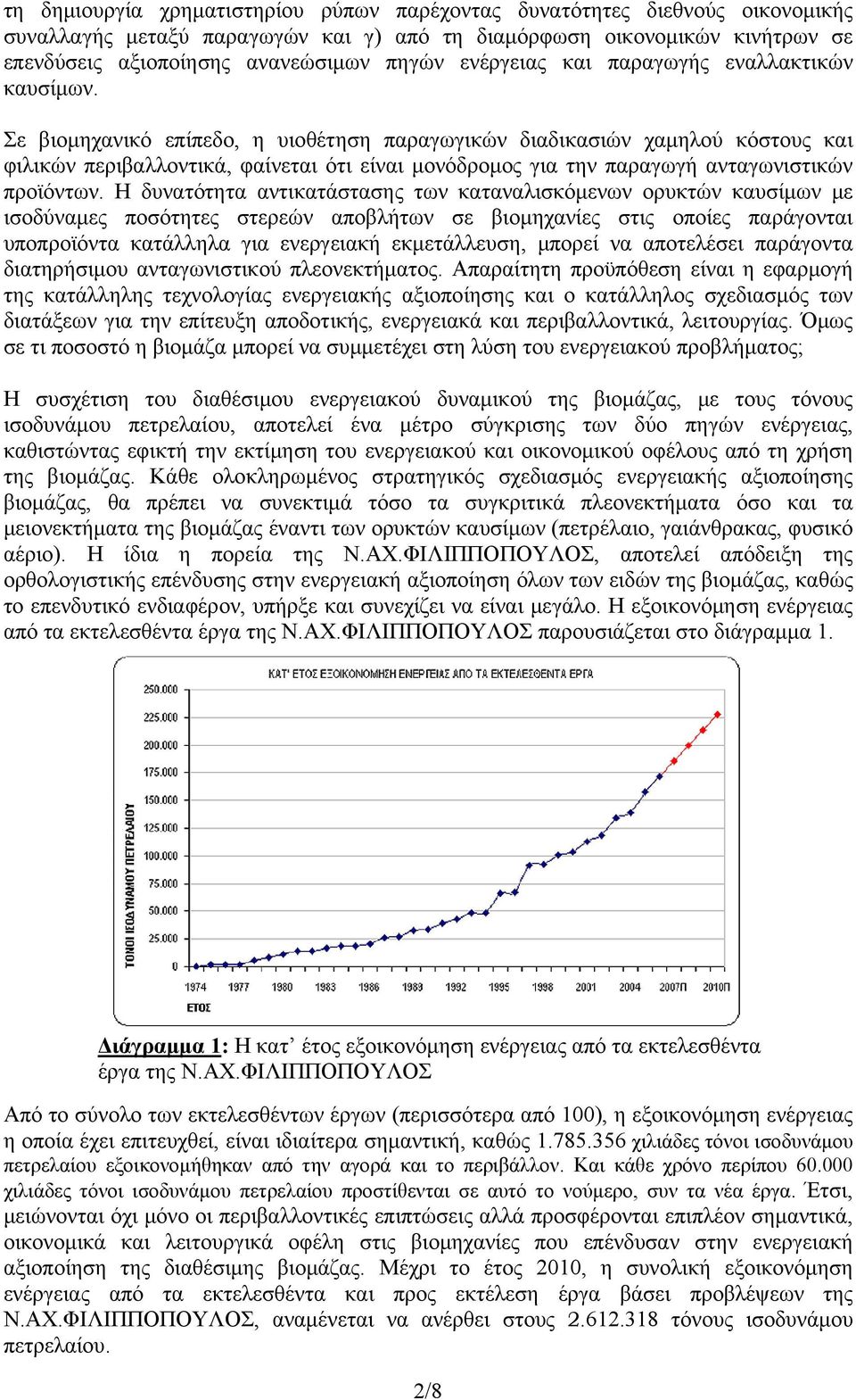 Σε βιομηχανικό επίπεδο, η υιοθέτηση παραγωγικών διαδικασιών χαμηλού κόστους και φιλικών περιβαλλοντικά, φαίνεται ότι είναι μονόδρομος για την παραγωγή ανταγωνιστικών προϊόντων.