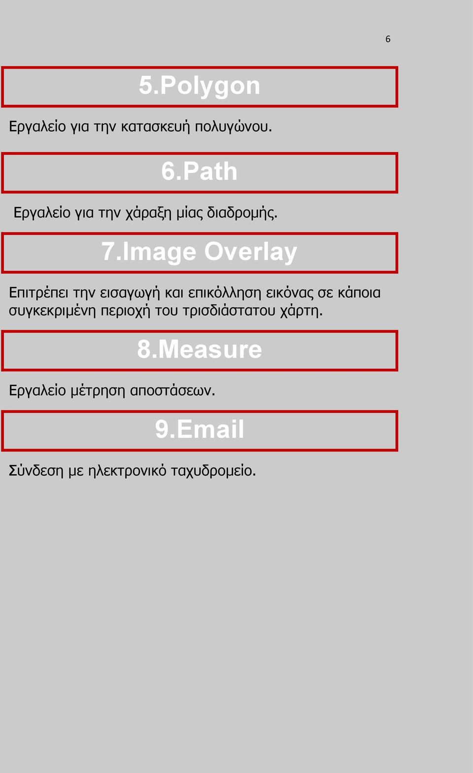 Image Overlay Επιτρέπει την εισαγωγή και επικόλληση εικόνας σε κάποια