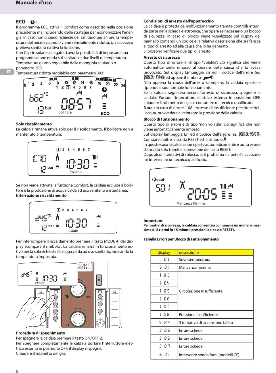 Con Clip-in solare collegato si avrà la possibilità di impostare una programmazione oraria sul sanitario a due livelli di temperatura.