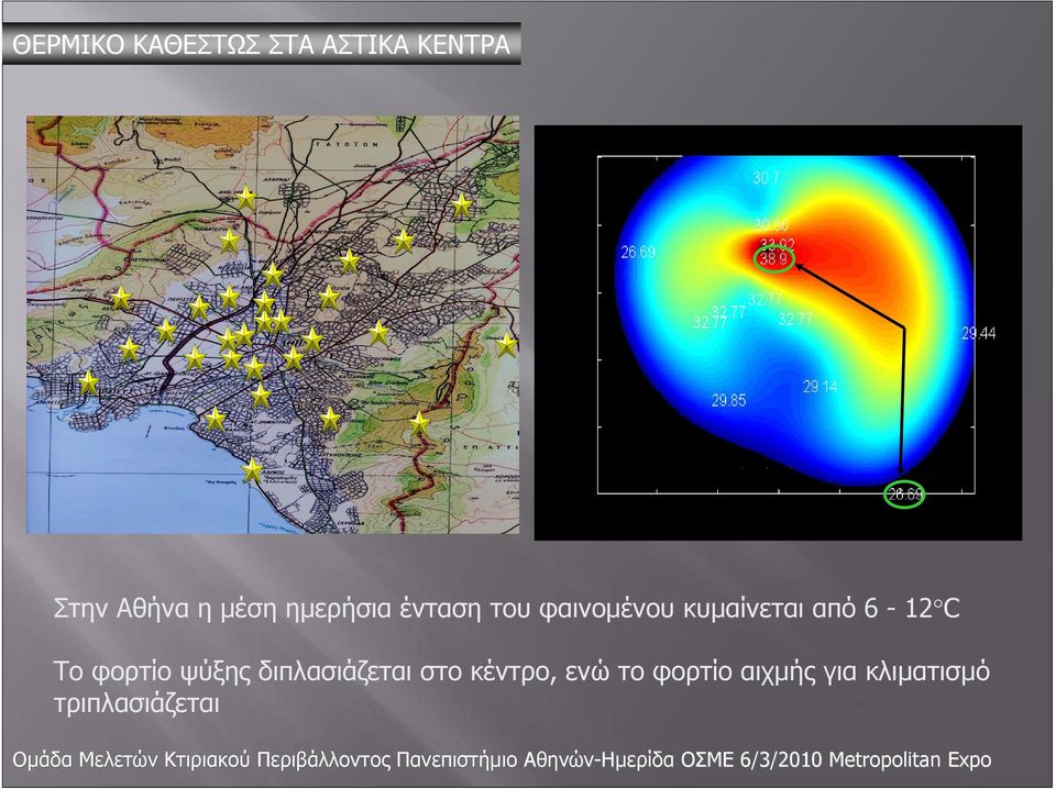 από 6-12 C Το φορτίο ψύξης διπλασιάζεται στο