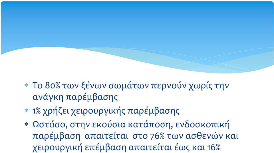 στην εκούσια κατάποση, ενδοσκοπική παρέμβαση απαιτείται