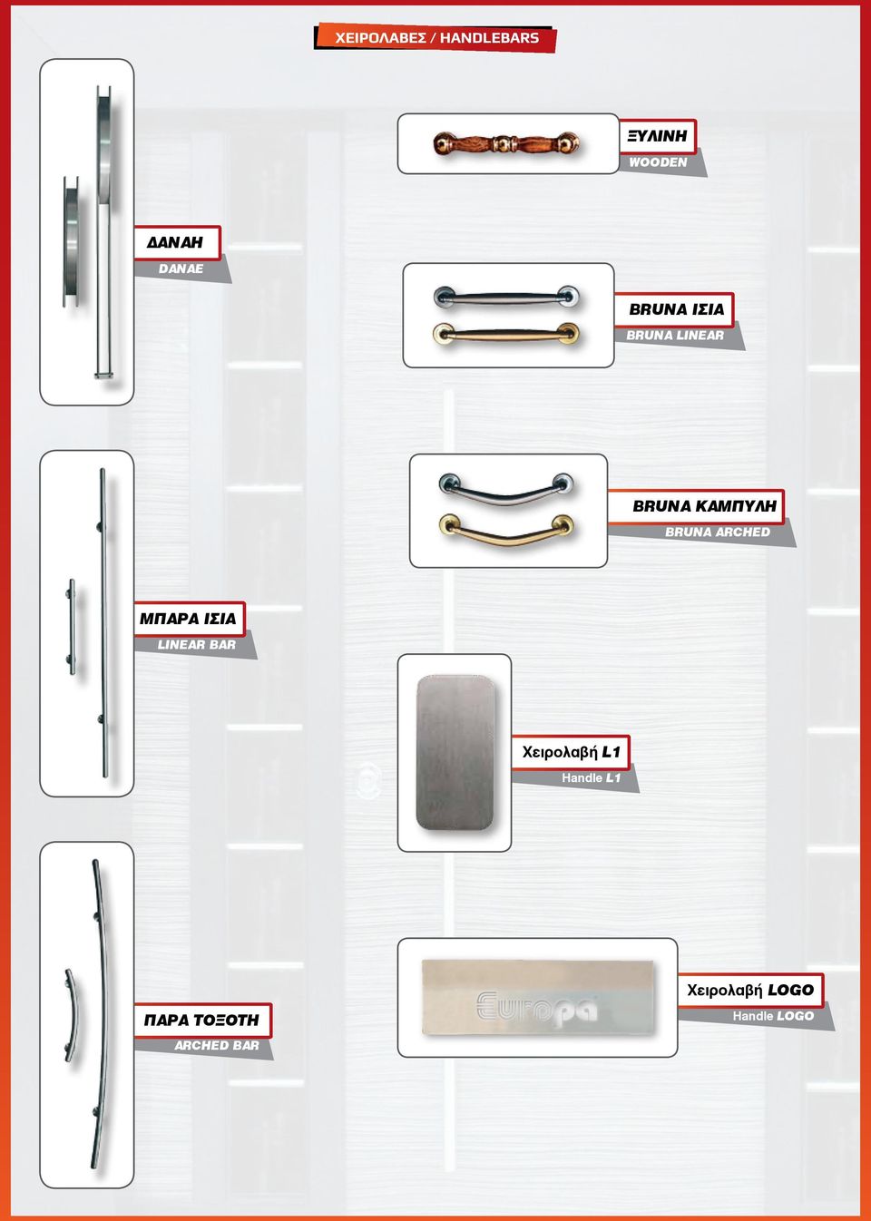 ΙΣΙΑ LINEAR BAR Χειρολαβή L1 Handle L1