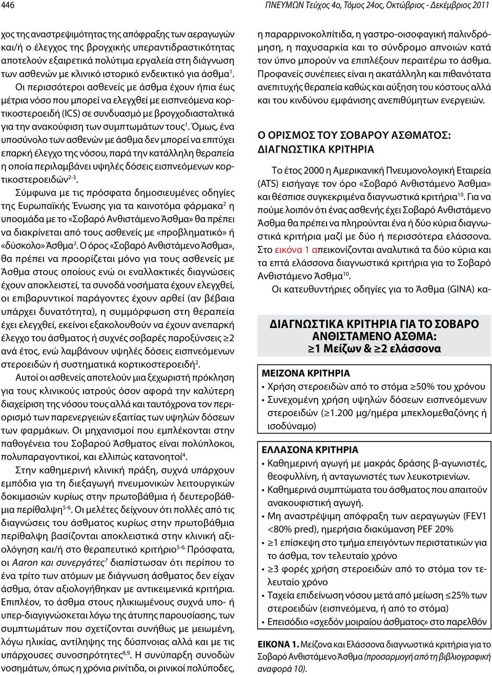 Οι περισσότεροι ασθενείς με άσθμα έχουν ήπια έως μέτρια νόσο που μπορεί να ελεγχθεί με εισπνεόμενα κορτικοστεροειδή (ICS) σε συνδυασμό με βρογχοδιασταλτικά για την ανακούφιση των συμπτωμάτων τους 1.