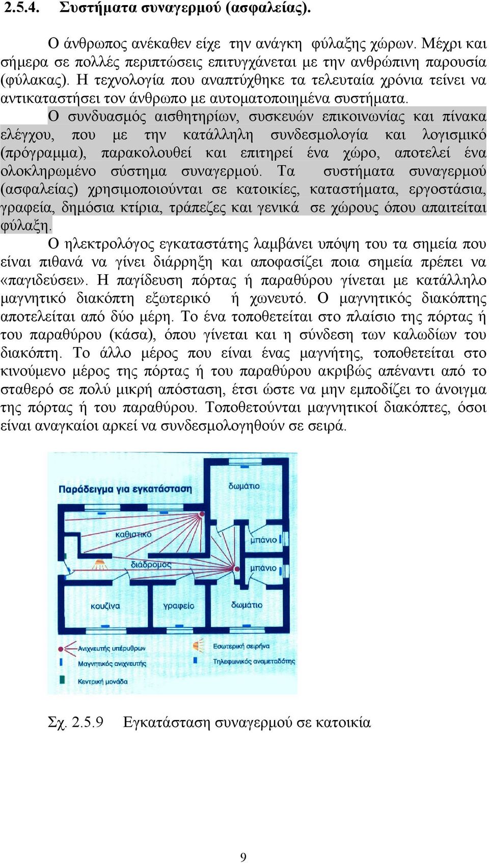 Ο συνδυασμός αισθητηρίων, συσκευών επικοινωνίας και πίνακα ελέγχου, που με την κατάλληλη συνδεσμολογία και λογισμικό (πρόγραμμα), παρακολουθεί και επιτηρεί ένα χώρο, αποτελεί ένα ολοκληρωμένο σύστημα