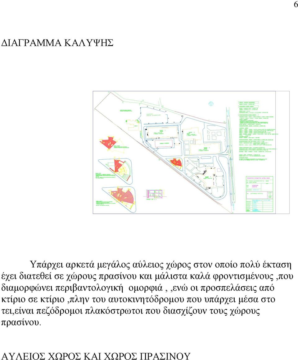 ομορφιά,,ενώ οι προσπελάσεις από κτίριο σε κτίριο,πλην του αυτοκινητόδρομου που υπάρχει μέσα