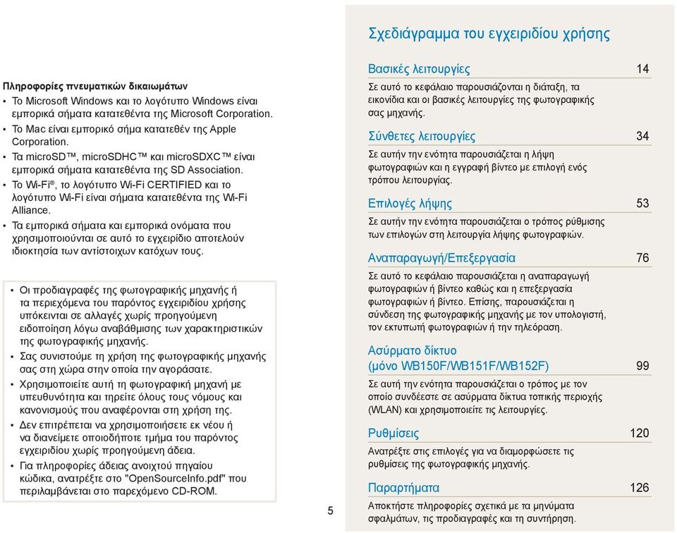 Το Wi-Fi, το λογότυπο Wi-Fi CERTIFIED και το λογότυπο Wi-Fi είναι σήματα κατατεθέντα της Wi-Fi Alliance.