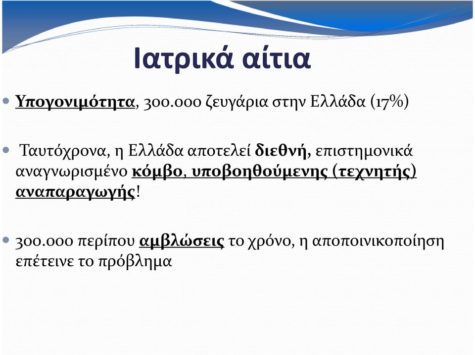 διεθνή,επιστημονικά αναγνωρισμένο κόμβο, υποβοηθούμενης