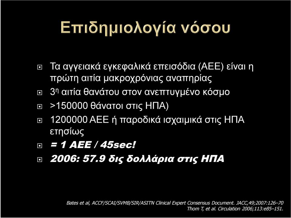 ΗΠΑ ετησίως = 1 ΑΕΕ / 45sec! 2006: 57.