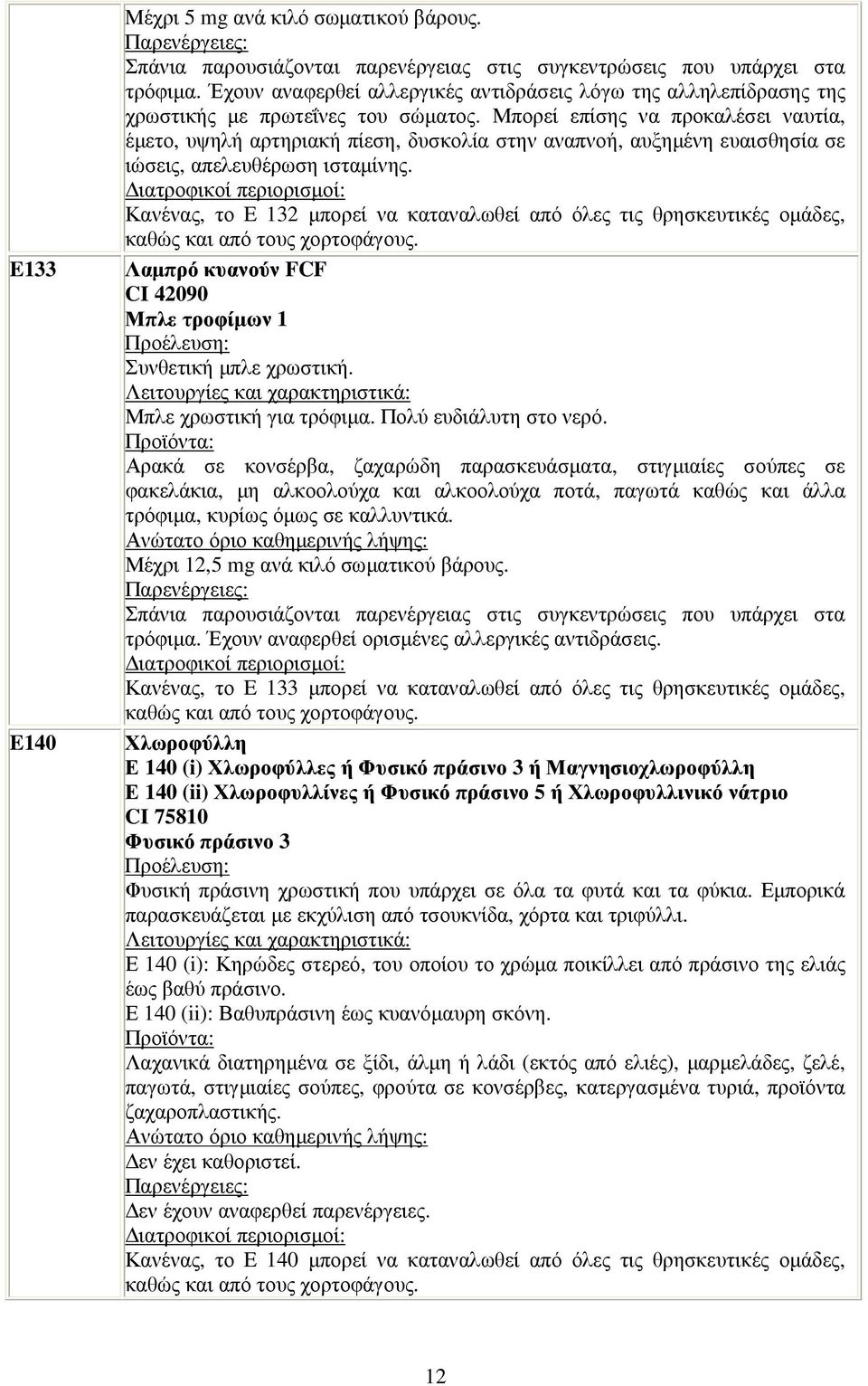Μπορεί επίσης να προκαλέσει ναυτία, έµετο, υψηλή αρτηριακή πίεση, δυσκολία στην αναπνοή, αυξηµένη ευαισθησία σε ιώσεις, απελευθέρωση ισταµίνης.