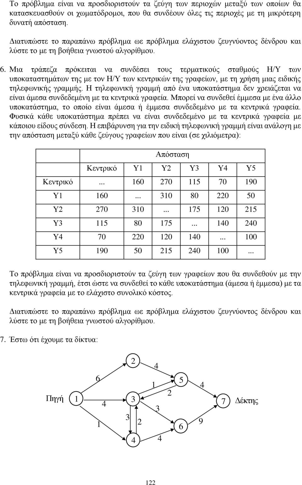 . Μια τράπεζα πρόκειται να συνδέσει τους τερματικούς σταθμούς Η/Υ των υποκαταστημάτων της με τον Η/Υ των κεντρικών της γραφείων, με τη χρήση μιας ειδικής τηλεφωνικής γραμμής.