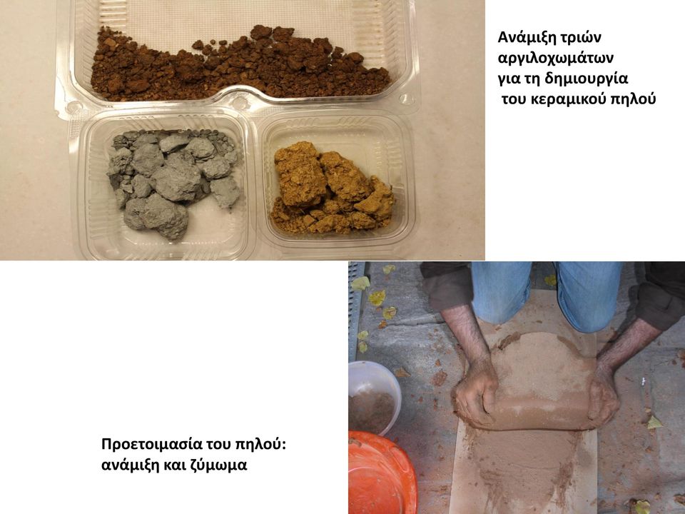 τριών αργιλοχωμάτων για τη