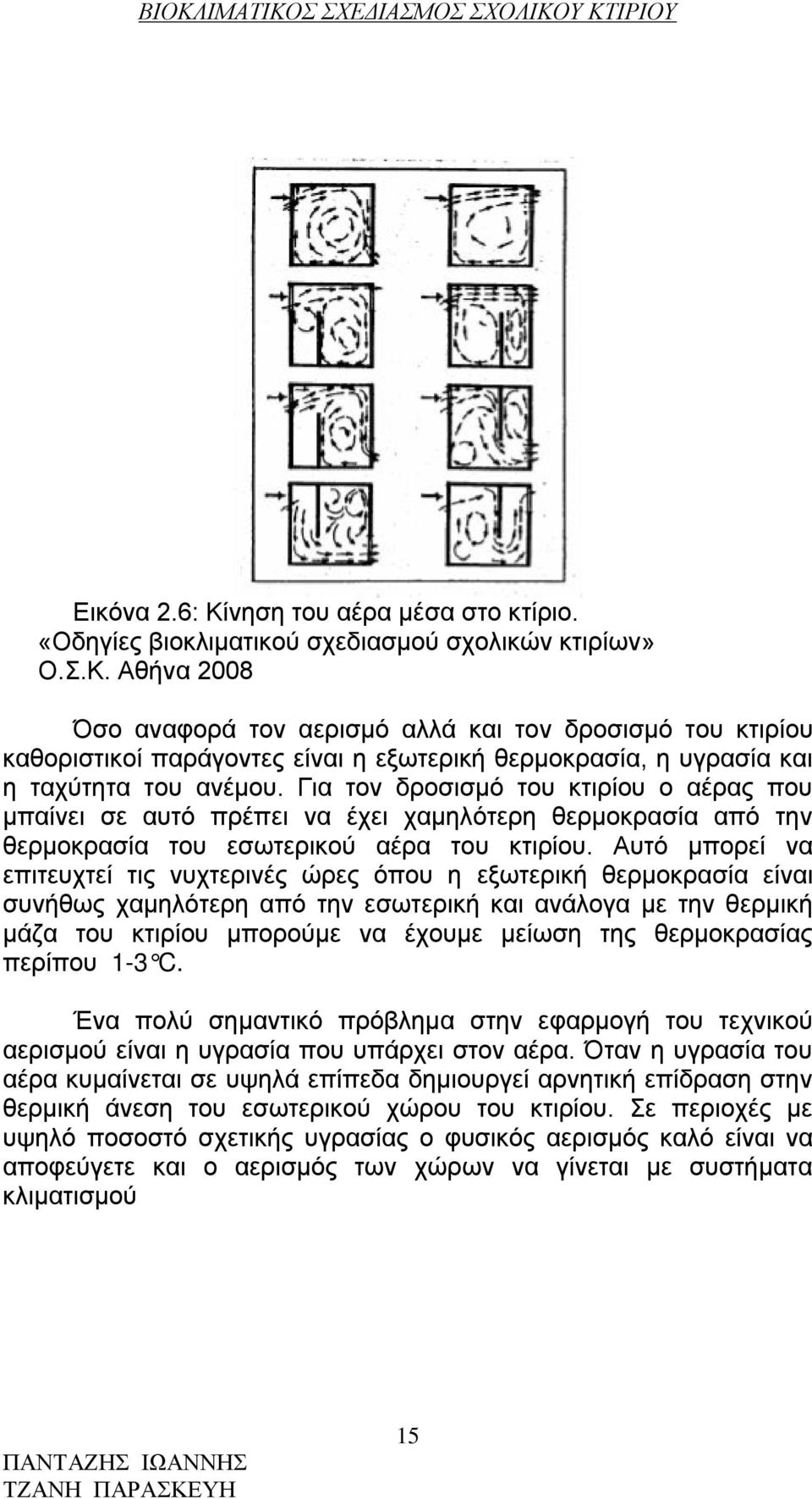 Αυτό μπορεί να επιτευχτεί τις νυχτερινές ώρες όπου η εξωτερική θερμοκρασία είναι συνήθως χαμηλότερη από την εσωτερική και ανάλογα με την θερμική μάζα του κτιρίου μπορούμε να έχουμε μείωση της