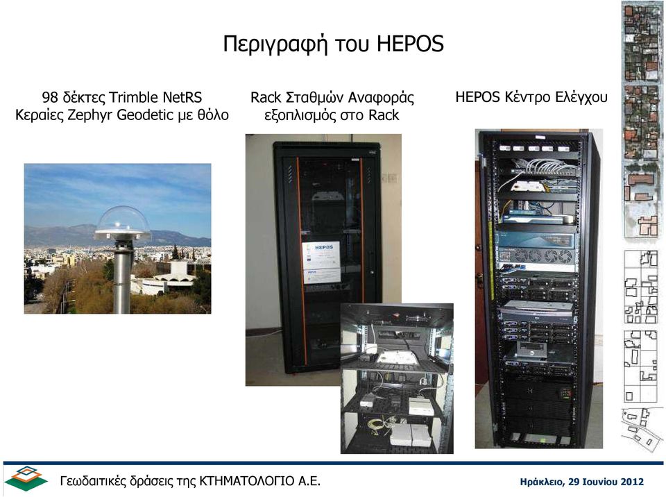 Geodetic µε θόλο Rack Σταθµών