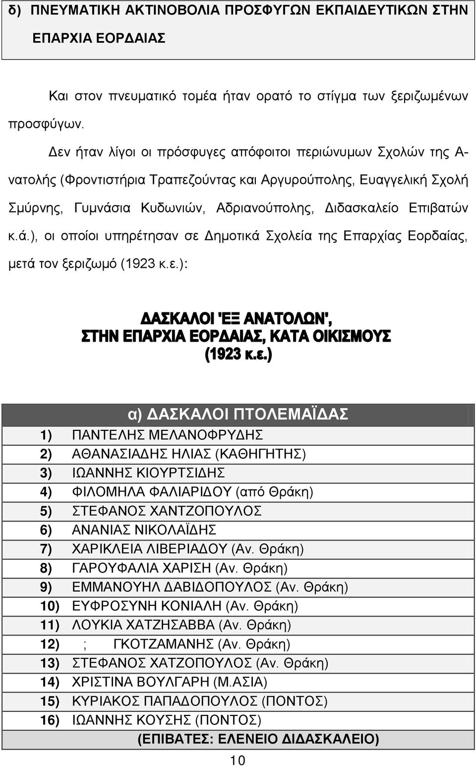 ά.), οι οποίοι υπηρέτησαν σε 