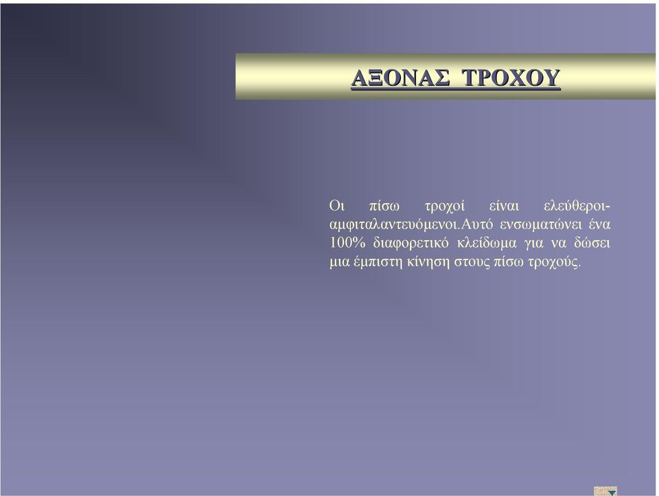 αυτό ενσωµατώνει ένα 100% διαφορετικό