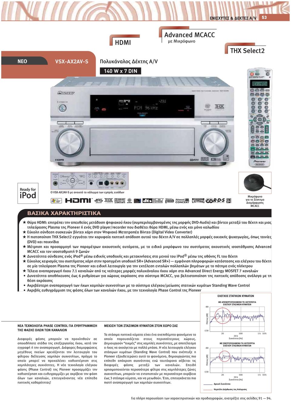 DVD player/recorder που διαθέτει θύρα HDMI, µέσω ενός και µόνο καλωδίου Εύκολη σύνδεση συσκευών βίντεο χάρη στον Ψηφιακό Μετατροπέα Βίντεο (Digital Video Converter) Η πιστοποίηση THX Select εγγυάται