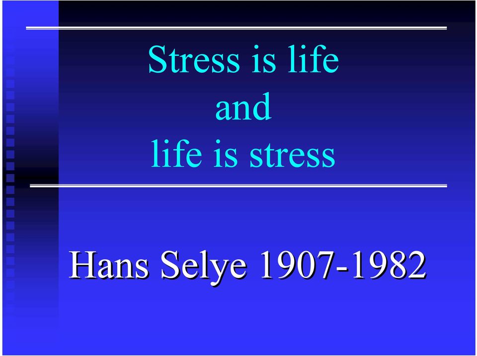 stress Hans