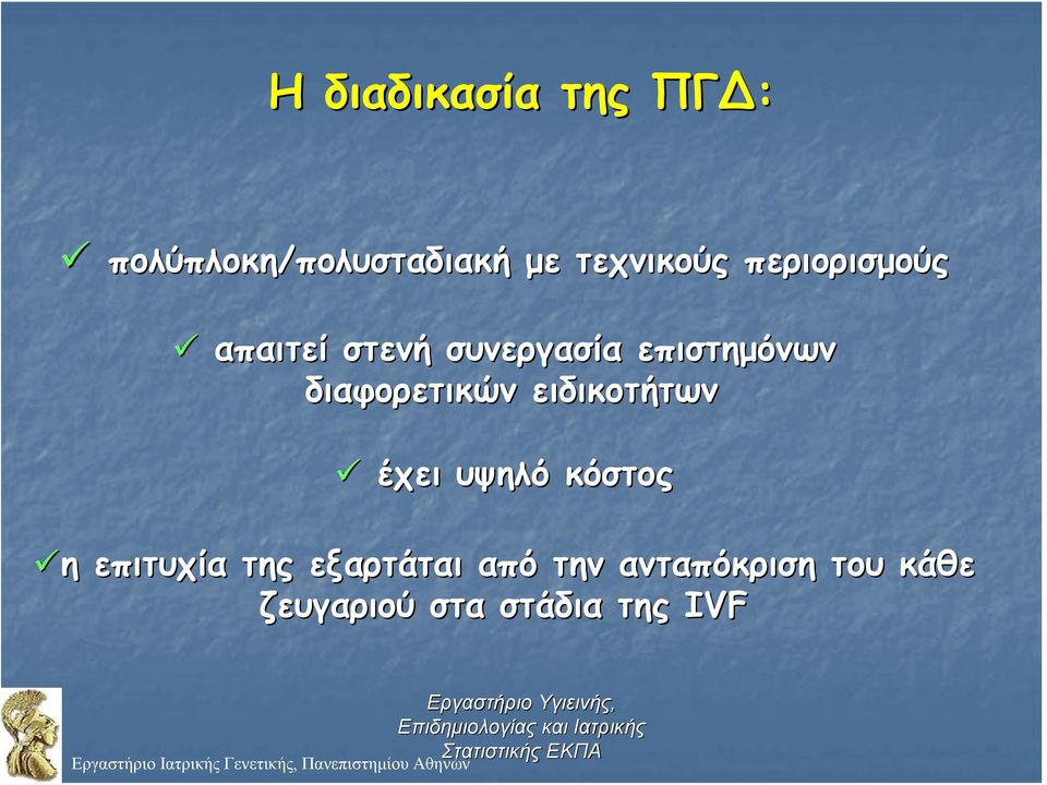 έχει υψηλό κόστος η επιτυχία της εξαρτάται από την ανταπόκριση του κάθε