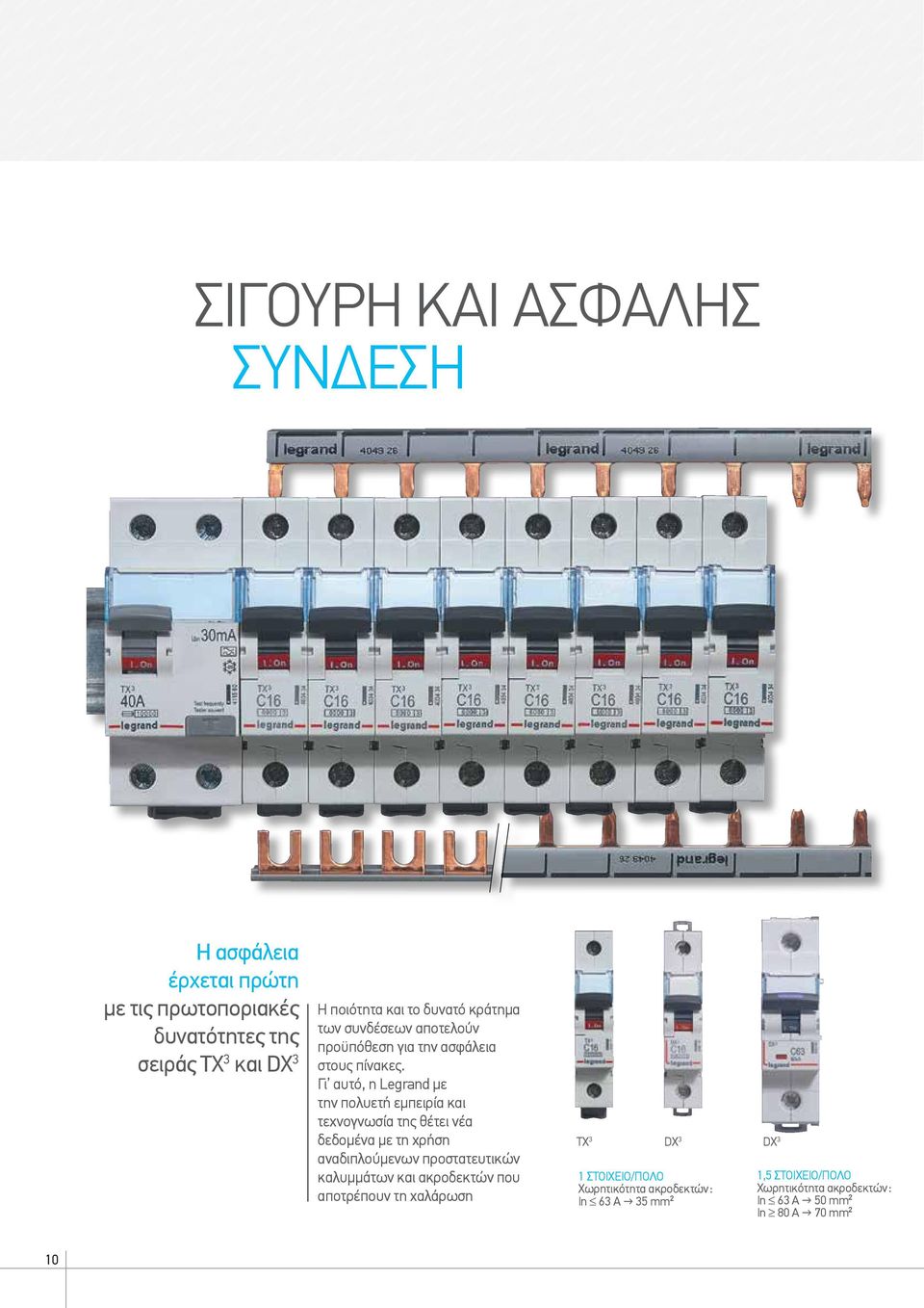 Γι αυτό, η Legrand με την πολυετή εμπειρία και τεχνογνωσία της θέτει νέα δεδομένα με τη χρήση αναδιπλούμενων προστατευτικών