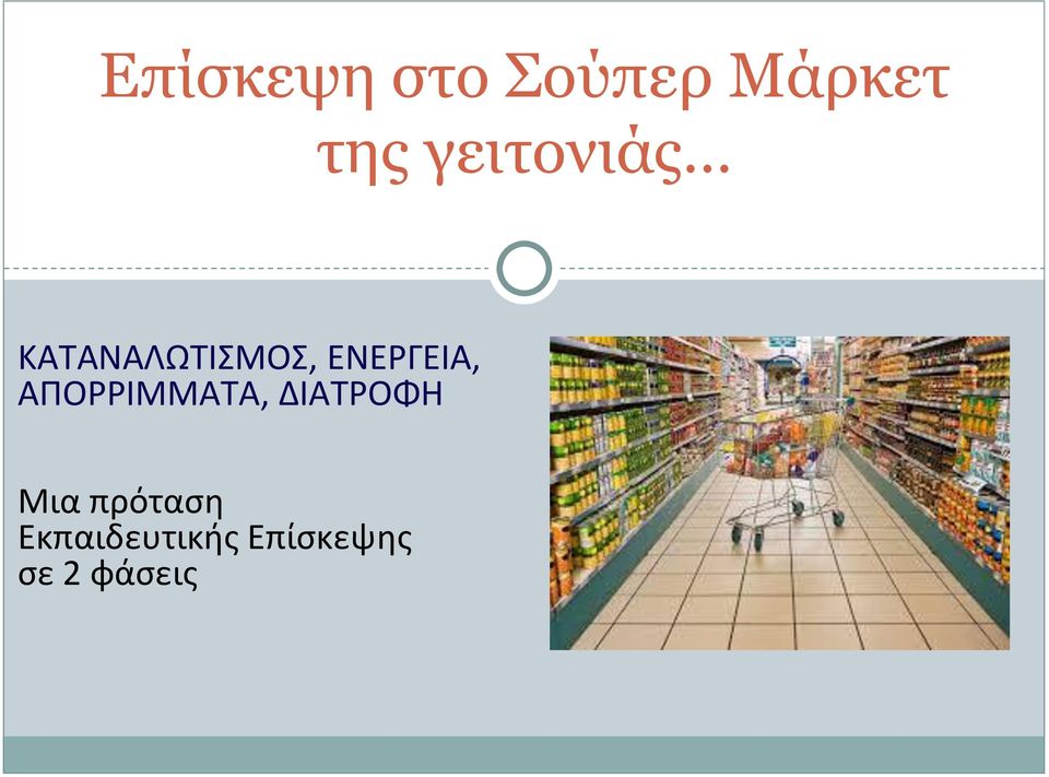 ΕΝΕΡΓΕΙΑ, ΑΠΟΡΡΙΜΜΑΤΑ, ΔΙΑΤΡΟΦΗ