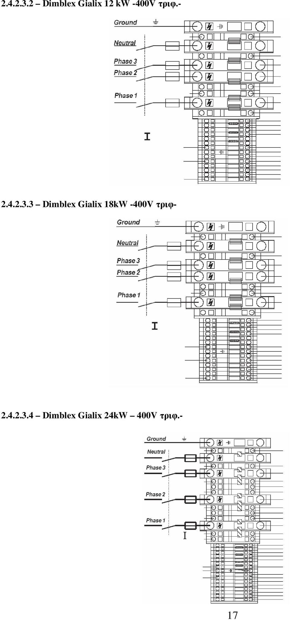 τριφ.- 3 Dimblex Gialix 18kW