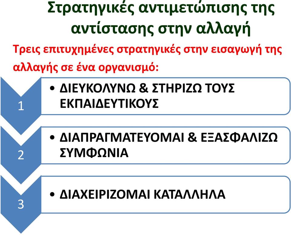 οργανισμό: 1 2 ΔΙΕΥΚΟΛΥΝΩ & ΣΤΗΡΙΖΩ ΤΟΥΣ ΕΚΠΑΙΔΕΥΤΙΚΟΥΣ