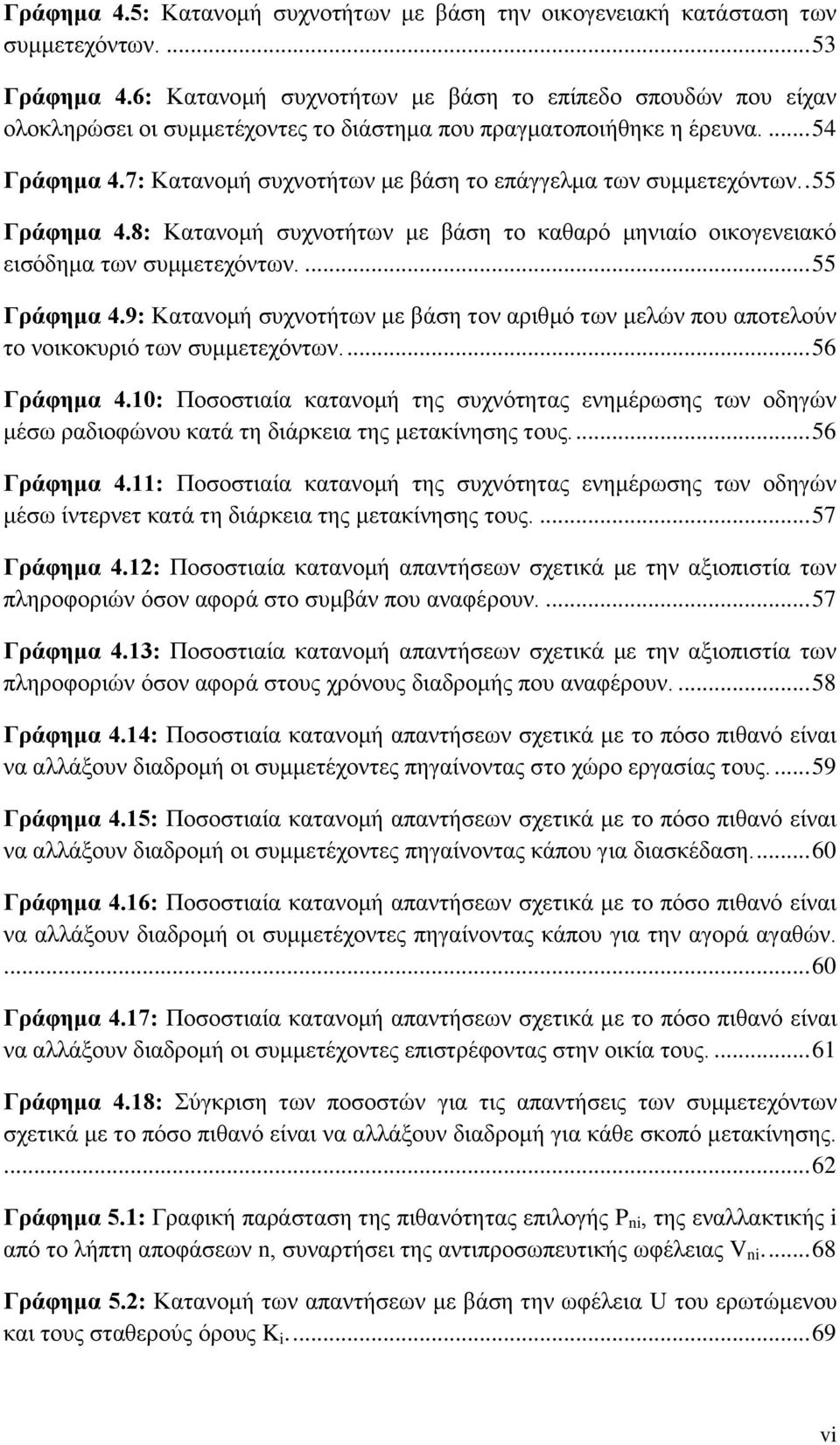 7: Κατανομή συχνοτήτων με βάση το επάγγελμα των συμμετεχόντων.. 55 Γράφημα 4.8: Κατανομή συχνοτήτων με βάση το καθαρό μηνιαίο οικογενειακό εισόδημα των συμμετεχόντων.... 55 Γράφημα 4.9: Κατανομή συχνοτήτων με βάση τον αριθμό των μελών που αποτελούν το νοικοκυριό των συμμετεχόντων.